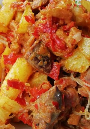 Foto resep Sambal goreng ati ampela bihun