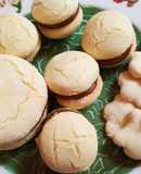 Alfajores de maicena sin gluten, con aceite