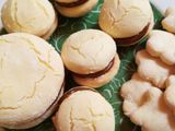 Alfajores de maicena sin gluten, con aceite
