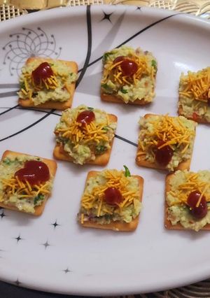 A picture of Avocado Biscuit Canepes.