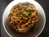 Fideos con verduras