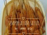Sempol ayam sayur