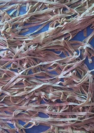 Una foto de Fideos de albahaca