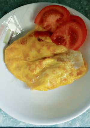 Foto resep Omelet tuna keju (debm)
