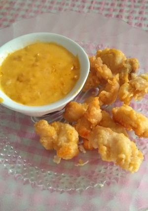 Foto resep Chicken with salted egg sauce (mpasi 13 bulan)