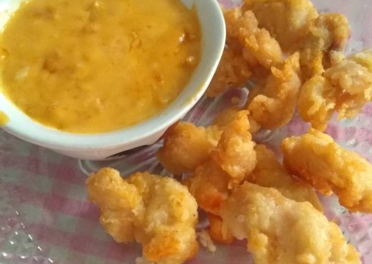 Resep: Chicken with salted egg sauce (mpasi 13 bulan) yang Nikmat