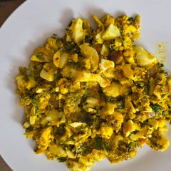 A picture of Boiled egg bhurji.