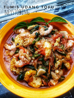 Foto resep Tumis Udang Tofu