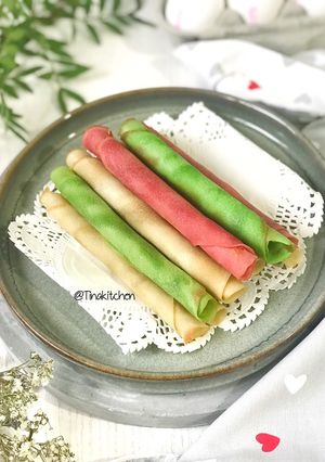 Foto resep Cigarette Cookies/ Wafer rolls
