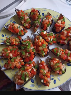 Una foto de Mejillones de ensalada