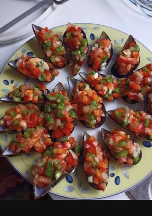 Una foto de Mejillones de ensalada