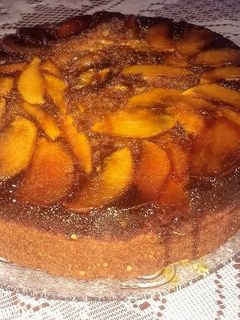 Una foto de Torta invertida de manzana (muy económica)