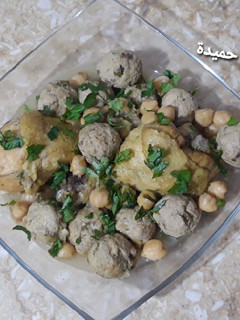 صورة لوصفة مثوم باللحم والدجاج