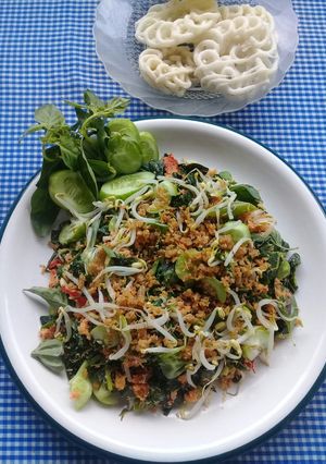 Foto resep Urap sayur rebon