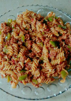 A picture of Beef Keema Pasta.
