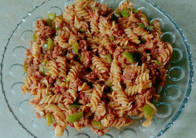 Beef Keema Pasta