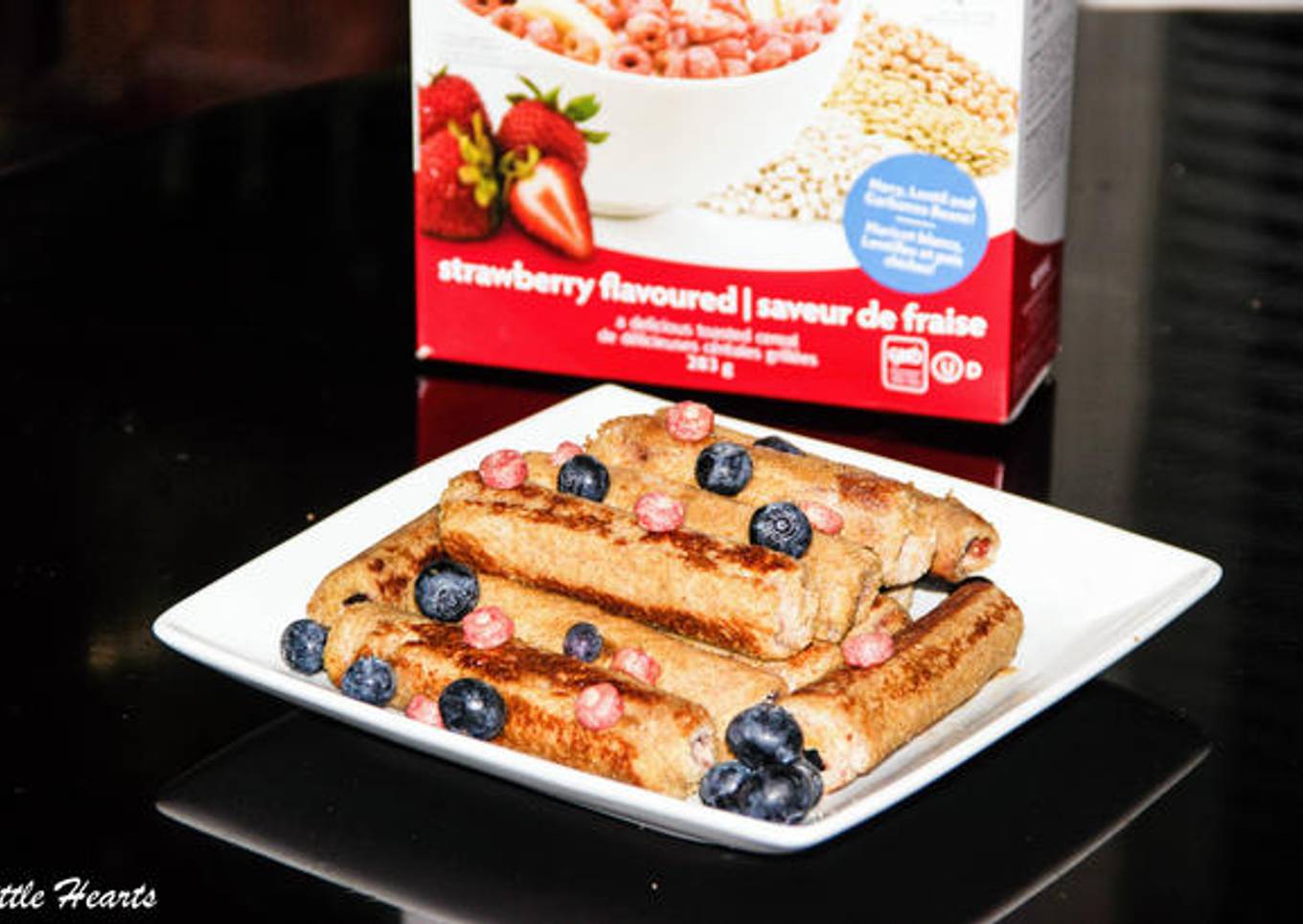 Blueberry French Toast Roll Ups