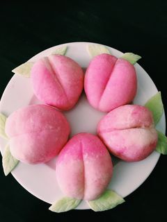 Hình của món Bánh trái đào.