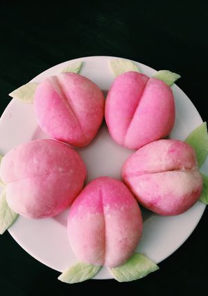 Hình của món Bánh trái đào.