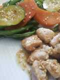 Pluma de porc et sa poêlée de légumes