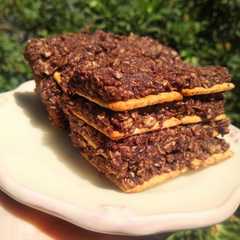Una foto de Turrón de avena o quaker vegano
