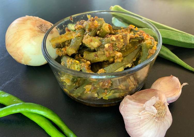 Steps to Prepare Super Quick Homemade Bharwa Bhindi