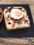 Croque madame chèvre