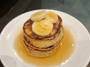 A picture of banana oat pancakes
