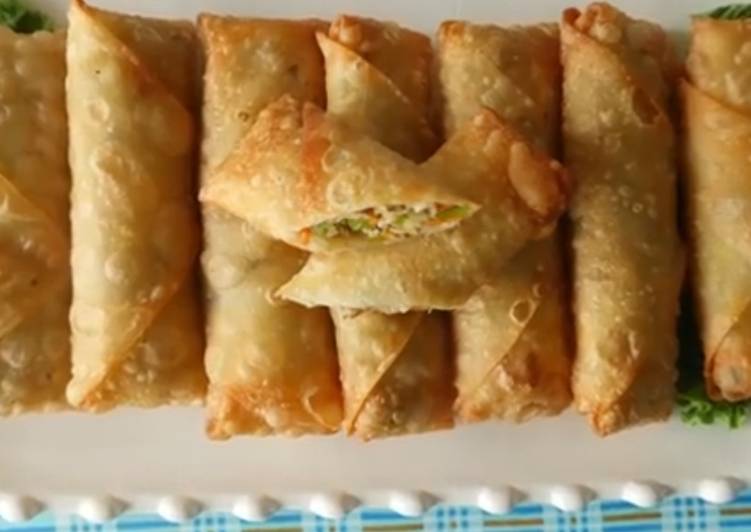 Simple Way to Make Ultimate Chicken Spring Roll