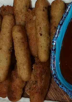 A picture of Crispy rava fingers fries.