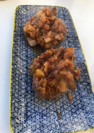 A picture of Pineapple pork shoulder steak.