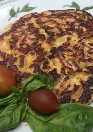 Una foto de Frittata di pasta o tortilla de fideos que te sobraron