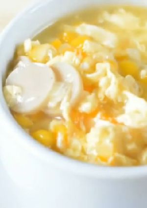Foto resep Sup Telur Jagung