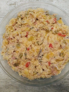Una foto de Ensaladilla rusa al estilo murciano