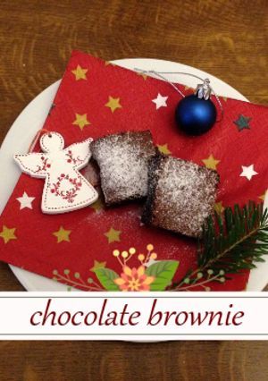 A picture of Chocolate brownie.
