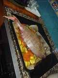 Pargo rojo al horno con verduras