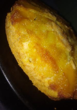 Una foto de Tarta inverida de 🍎🍎😍😋