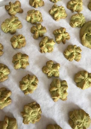 Hình của món Matcha cookies.