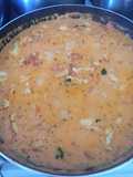 Macarronada de frango cremosa