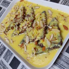 A picture of Shahi tukda.