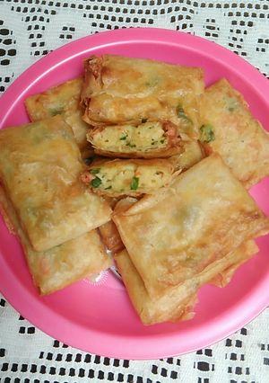 Foto resep Martabak mie pedas