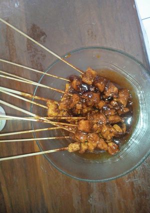 Foto resep Sate Ayam tanpa bakar
