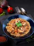 Cacciucco di Ceci con Gamberi