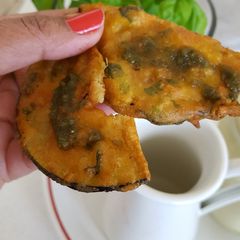 A picture of Aubergine Fritters.