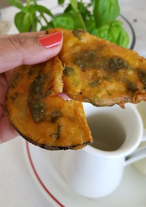 A picture of Aubergine Fritters.