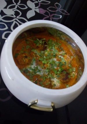 A picture of Shahi lauki kofta.