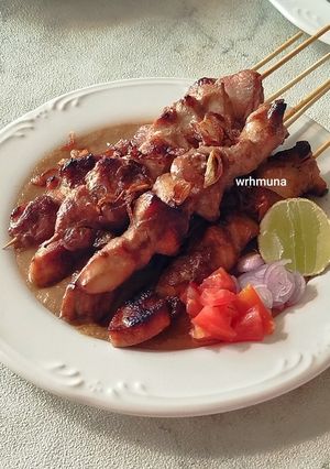 Foto resep Sate Ayam Bumbu Kacang