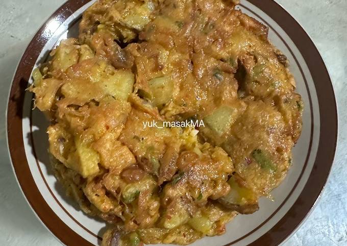 Resep Telur Dadar Kentang Crispy Oleh Yuk Masakma Cookpad