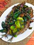 566. Ikan masak Cabe Ijo dan Kecap