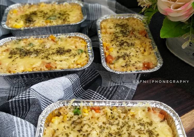 Cheesy Baked Rice ☆Minggu 26☆